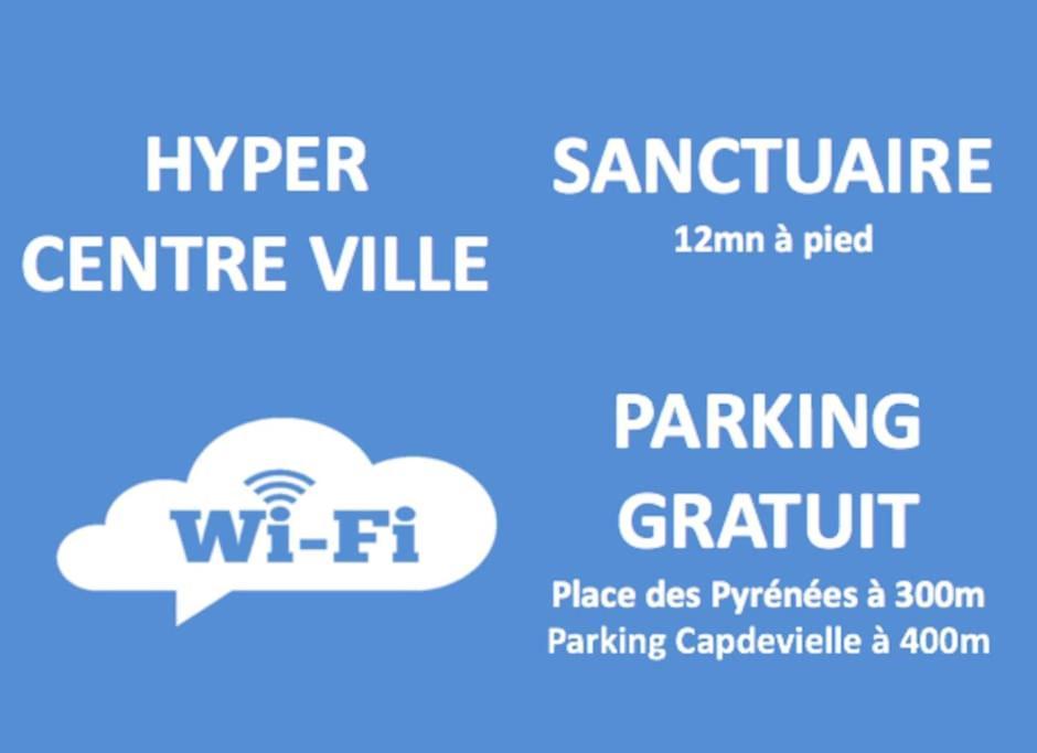 L'Harmonie 72M2 - 2 Chambres Parentales - Rue De La Halle - Hyper Centre Lourdes Zewnętrze zdjęcie